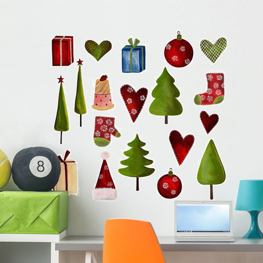 Set Decorative Elements Wall Decal