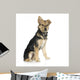 Dog Front White Wall Decal