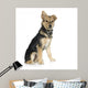 Dog Front White Wall Decal