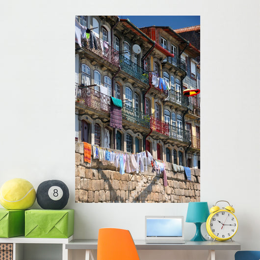 Riverside Houses Porto Portugal Wall Decal
