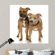 Couple Juvenile American Staffordshire Wall Decal