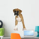 Puppy Boxer Front White Wall Decal