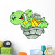 Mother And Baby Turtle Wall Decal