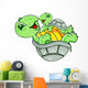 Mother And Baby Turtle Wall Decal