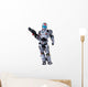 Astronaut Hero Wit Gun Wall Decal