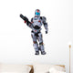 Astronaut Hero Wit Gun Wall Decal