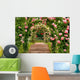 Staircase Rose Garden Wall Decal