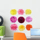 Dahlia Set Wall Decal