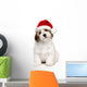 Cute Christmas Havanese Puppy Wall Decal