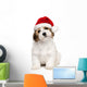 Cute Christmas Havanese Puppy Wall Decal