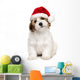 Cute Christmas Havanese Puppy Wall Decal