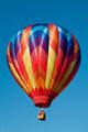 Ascending Colorful Hot Air Wall Decal