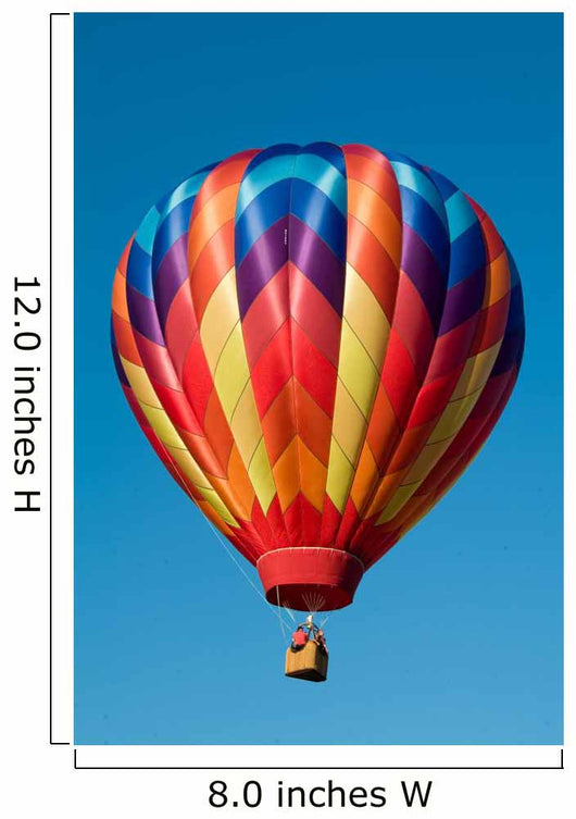 Ascending Colorful Hot Air Wall Decal