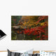 Buddhist Temple Fall Wall Decal