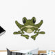 Big Green Frog Cartoon Wall Decal