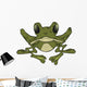 Big Green Frog Cartoon Wall Decal