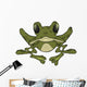 Big Green Frog Cartoon Wall Decal