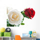 White And Red Roses Wall Decal