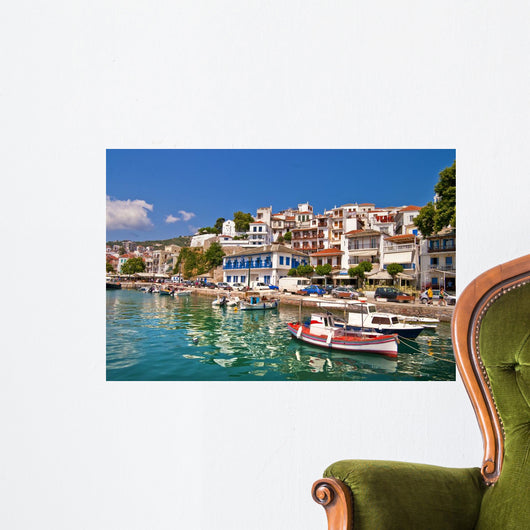 Pictorial Harbors Small Greek Wall Decal