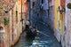 Gondoleer in Narrow Venice Canal Wall Decal