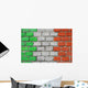 Brick Flag Italy Wall Decal