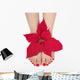 Christmas Poinsettia Spa Wall Decal