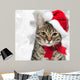 Christmas Cat Wall Decal