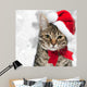 Christmas Cat Wall Decal