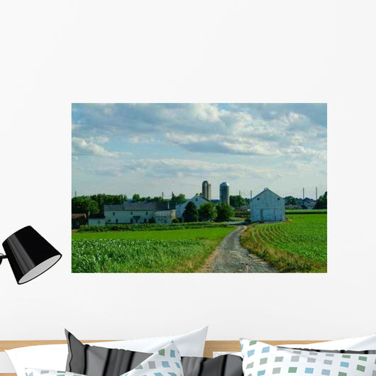 Amish Farm And Cornfield Wall Decal
