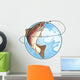 Trout Fishing Wall Decal