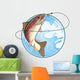 Trout Fishing Wall Decal
