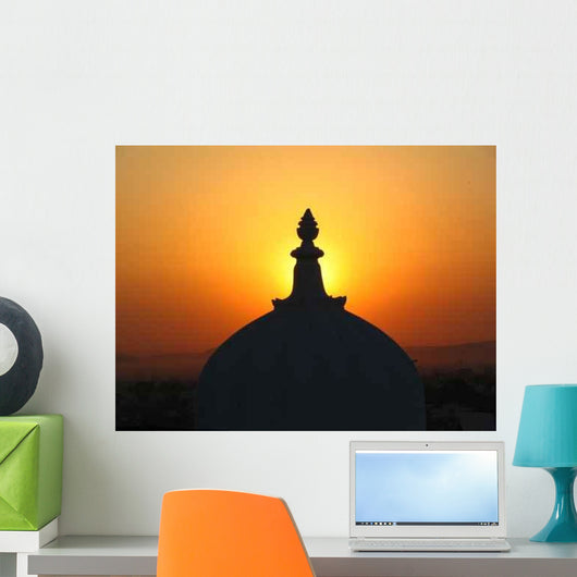 Sunset India Wall Decal