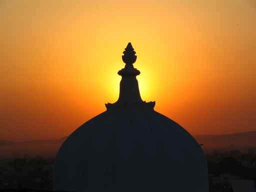 Sunset India Wall Decal