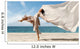 Woman Enjoying Beach Wall Decal