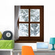 Window With Snow-Covered Trees Wall Decal