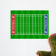 American Football Field with Sidelines Vector Wall Decal