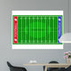 American Football Field Vector Wall Decal