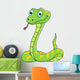 Funny Snake Cartoon Wall Decal