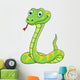 Funny Snake Cartoon Wall Decal