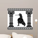 Black Mythological Warrior Wall Decal
