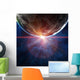 Orange Horizon Over Planet Wall Decal