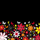 Flowers And Butterflies Wall Decal