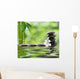 Spa Stones With Frangipani Wall Decal