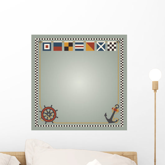 Nautical Flags And Elements Wall Decal
