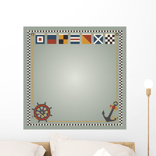 Nautical Flags And Elements Wall Decal