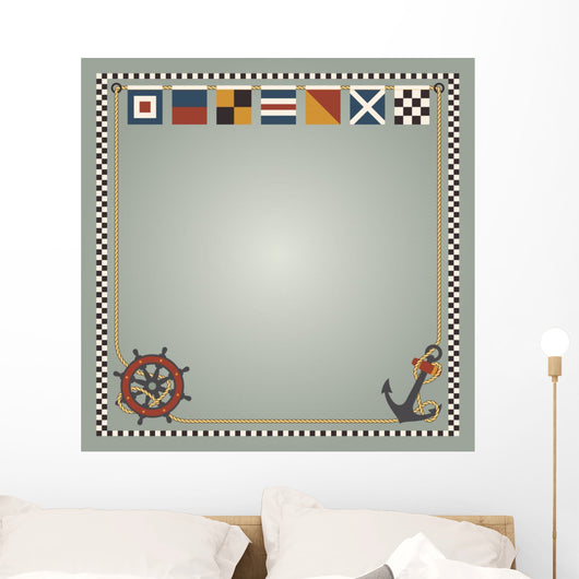 Nautical Flags And Elements Wall Decal