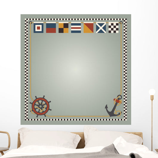 Nautical Flags And Elements Wall Decal
