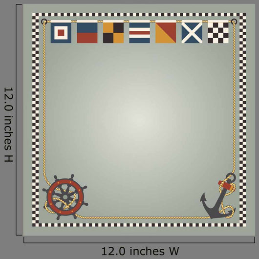 Nautical Flags And Elements Wall Decal