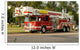 Fire Truck Residential Street Wall Decal