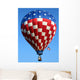 Patriotic Hot Air Balloon Wall Decal
